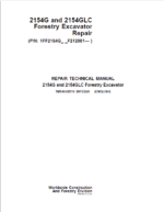 John Deere 2154G, 2154GLC Swing Excavator Repair Service Manual