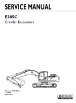 New Holland E385C Crawler Excavator Service Manual
