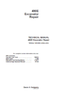 John Deere 490E Excavator Repair Service Manual