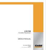 Case Cx470B Hrd Crawler Excavator Service Repair Manual