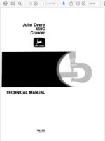 John Deere 450C Crawler Service Manual TM1102
