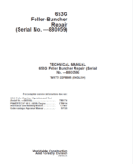 John Deere 653G Feller Buncher Services Repair Manual