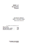 John Deere 690E LC Excavator Repair Service Manual