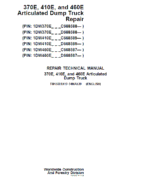 John Deere 370E, 410E, 460E Dump Truck Service Manual