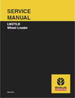 New Holland LW270.B Wheel Loader Service Manual