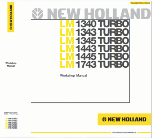 New Holland LM1443 and LM1445 Telehandlers Manual