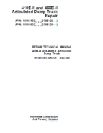 John Deere 410E II, 460E II Articulated Dump Truck Service Manual