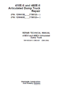 John Deere 410E II, 460E II Articulated Dump Truck Services Manual
