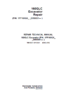 John Deere 160GLC Excavator Repair Services Manual