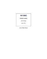 New Holland W130C Wheel Loader Service Manual