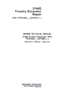 John Deere 2144G Forestry Excavator Repair Service Manual