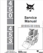 Bobcat 450 and 453 Skid-Steer Loader Service Manual