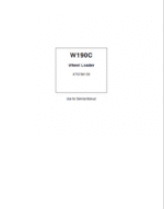 New Holland W190C Wheel Loader Service Manual