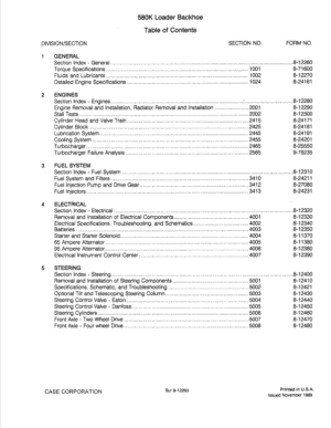 Case 580k Backhoe Service Repair Manual