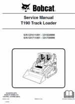 Bobcat T190 Loader Service Manual