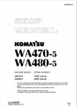 Komatsu WA470-5H Wheel Loader Service Repair Manual