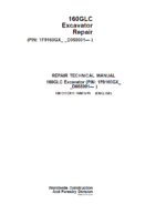 John Deere 160GLC Excavator Repair Service Manual