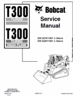 Bobcat T300 Turbo, T300 Turbo High Flow Service Manual