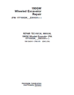 John Deere 190GW Wheeled Excavator Repair Service Manual