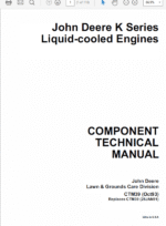 John Deere K Series Air Cooled & Liquid Cooled Engines Manual