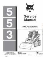 Bobcat 553 Skid-Steer Loader Service Manual