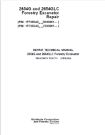 John Deere 2654G, 2654GLC Swing Machine Repair Manual