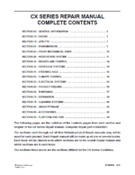 New Holland CX860, CX880 Combines Service Manual