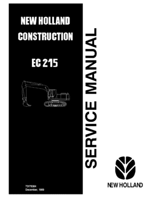 New Holland EC215 Excavator Service Manual