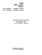 John Deere 624K 4WD Loader Technical Manual