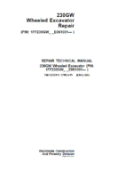 John Deere 230GW Wheeled Excavator Repair Service Manual