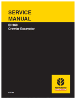 New Holland EH160 Crawler Excavator Service Manual