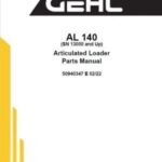 Gehl AL 240 Articulated Loader Repair Service Manual