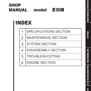 New Holland E30B Tier 3 Compact Excavator Service Manual - Image 2