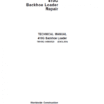 John Deere 410G Backhoe Loader Repair Service Manual