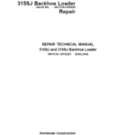 John Deere 310SJ Backhoe Loader Repair Service Manual SN