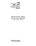 John Deere 450J, 550J, 650J Crawler Dozer Services Manual