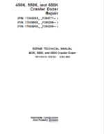 John Deere 450K, 550K, 650K Crawler Dozer Service Manual