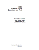 John Deere 1050J Crawler Dozer Service Manual
