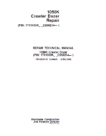 John Deere 1050K Crawler Dozer Services Manual TM