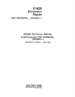 John Deere E18ZS Excavator Repair Service Manual