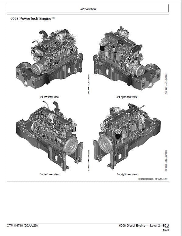 John Deere 6068 Engine Level 24 ECU Component Technical Manual - Image 2