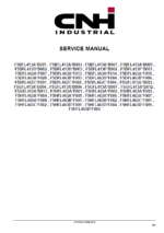 CNH F5 Tier 4B (final) and Stage IV Service Manual