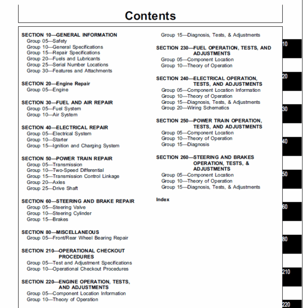 John Deere 1800 Utility Vehicle Service Manual - Image 3