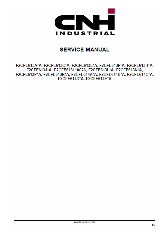 Cursor 9 Tier 4 Interim and Stage IIIB Engine Service Manual