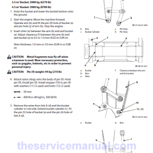 Hitachi ZX870-5G Excavator Service Repair Manual - Image 4