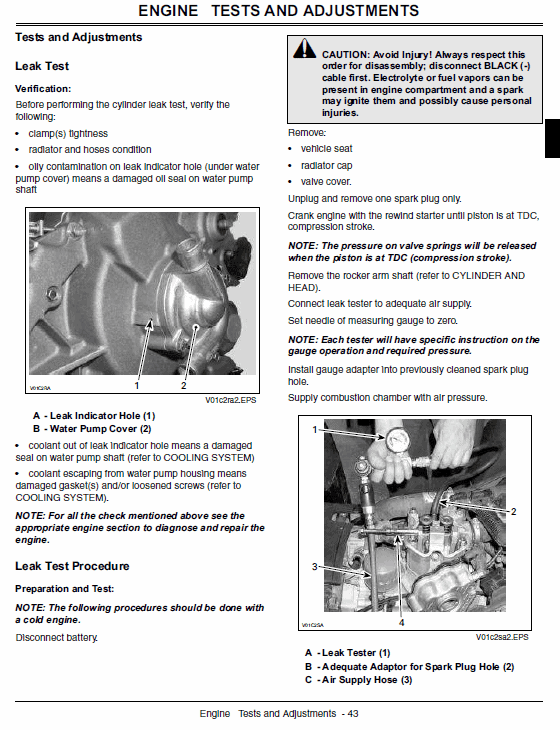 John Deere ATV 500, ATV 500EX, ATV 500EXT Buck Utility Service Manual - Image 2