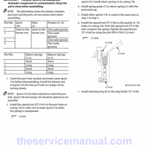 Hitachi ZX65USB-5A Excavator Service Repair Manual - Image 4