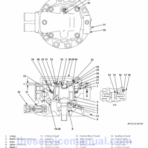 Hitachi ZX85USB-5A Excavator Service Repair Manual - Image 3