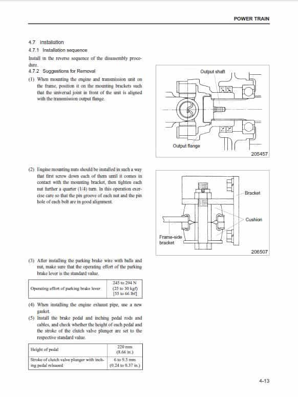 CATERPILLAR CAT DP60 DP70 FORKLIFT Service Manual - Image 5