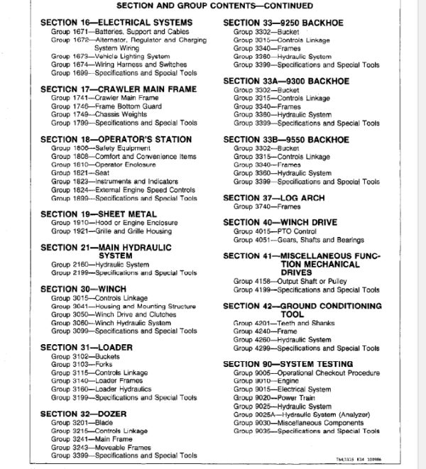 John Deere 350C, 350D, 355D Tractor Service Manual - Image 4